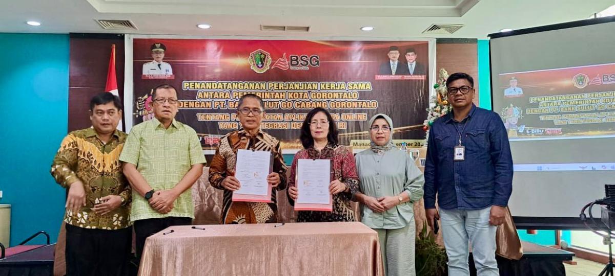 Bank SulutGo dan Pemkot Gorontalo Jalin Kerjasama Tingkatkan Transparansi Keuangan