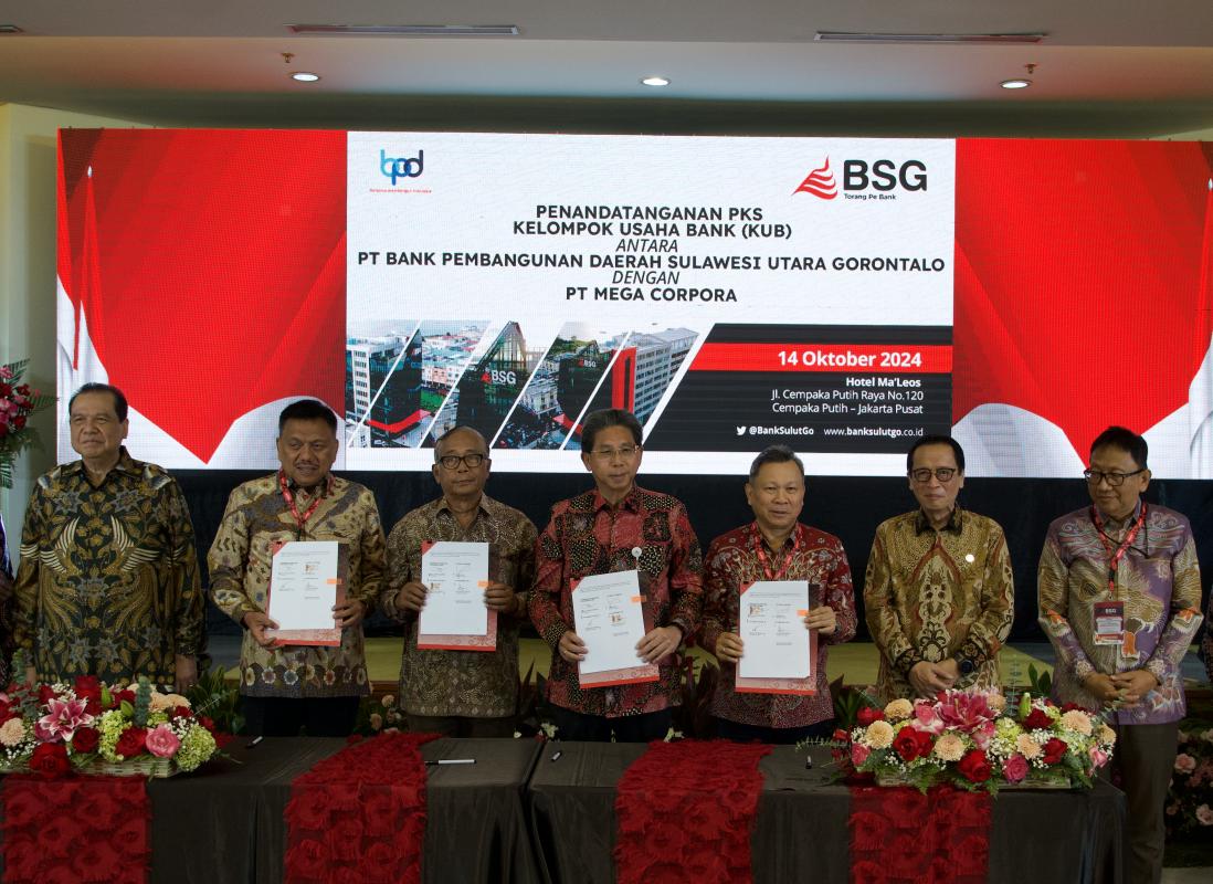 BSG Tandatangani Kerjasama KUB dengan Mega Corpora, Bukti Komitmen Majukan Sulut dan Gorontalo