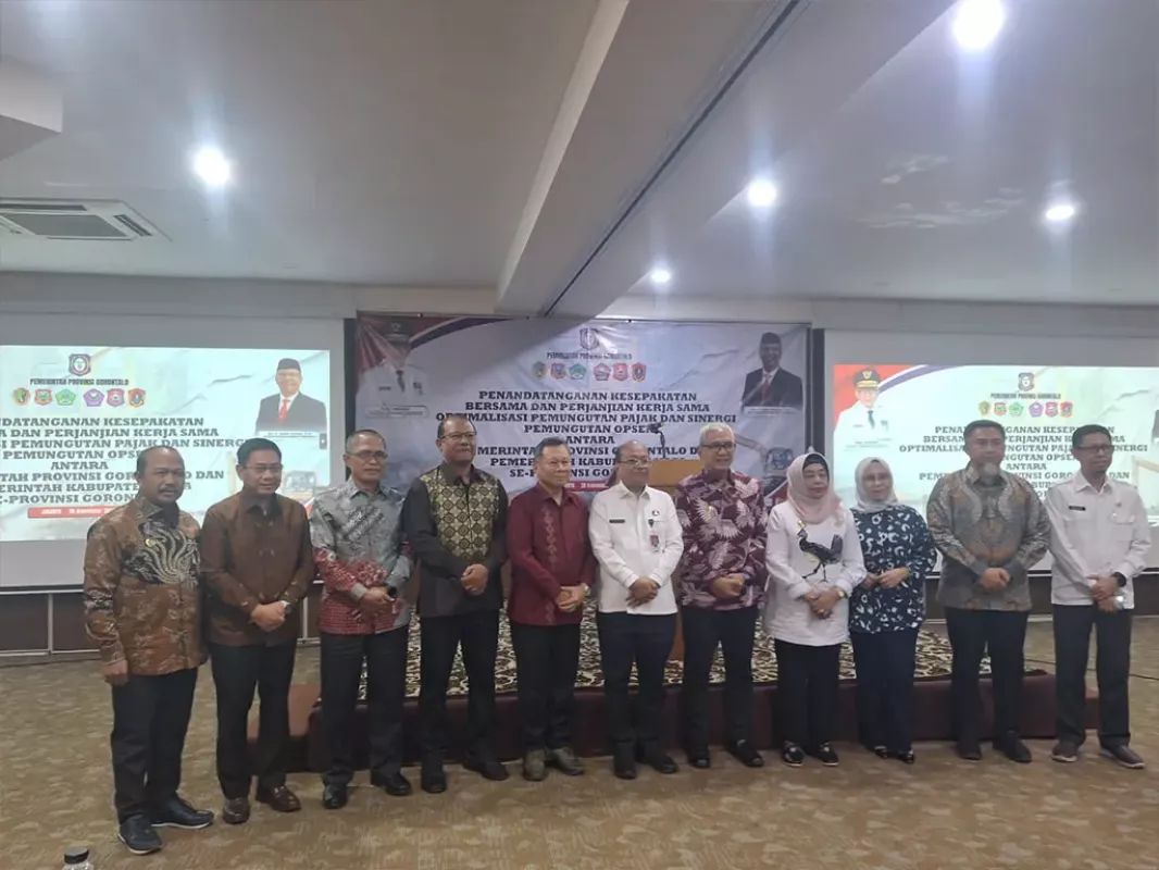 Pemerintah Provinsi Gorontalo dan Kabupaten/Kota Sepakat Optimalkan Pemungutan Pajak